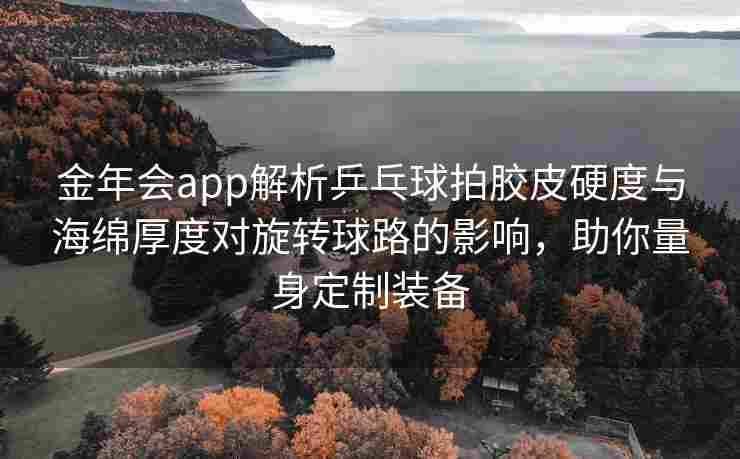 金年会app解析乒乓球拍胶皮硬度与海绵厚度对旋转球路的影响，助你量身定制装备